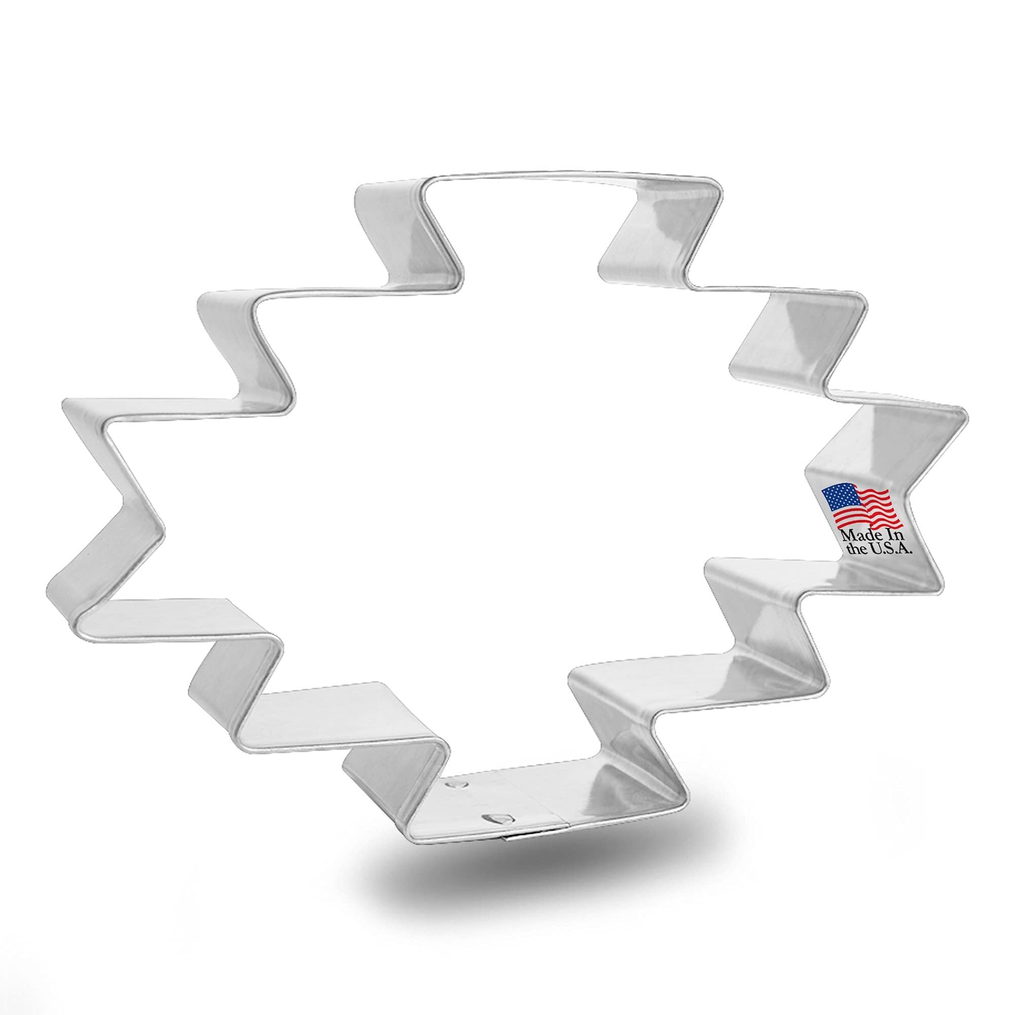 Boho Bohemian Southwest Inca Aztec Frame Plaque 4.5 Inch Cookie Cutter from The Cookie Cutter Shop – Tin Plated Steel – Made in the USA