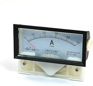 New Lon0167 Class 2.5 AC 0-50A Current Test Amperemeter Panel Meter Gauge 69L17(Klasse 2,5 AC 0-50A StromprÃ¼fungs-Amperemeter-MessgerÃ¤t-MessgerÃ¤t 69L17