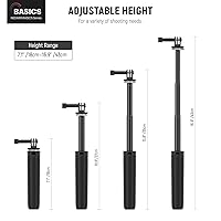 Vista 2 de NEEWER - Trípode básico de palo de selfie para cámara DSLR de acción, webcam, mini video de vlogging, soporte de escritorio, accesorios compatibles