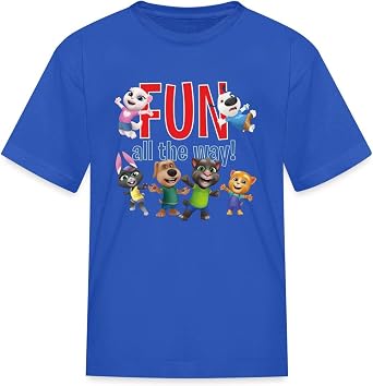 Spreadshirt Talking Tom & Friends Fun All The Way Kids T-Shirt
