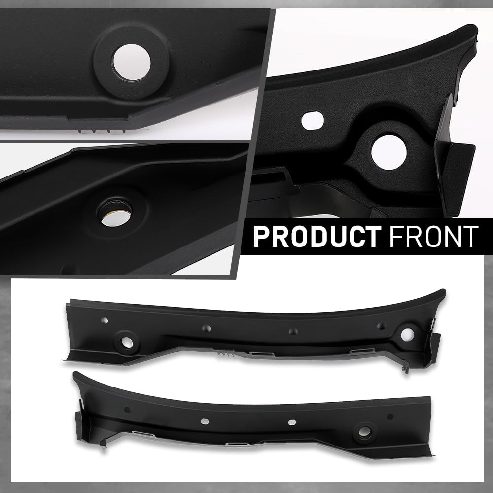 G-PLUS Windshield Cowl Panel Cover Compatible with BMW 5 Series E39 1995-2004 51718159292