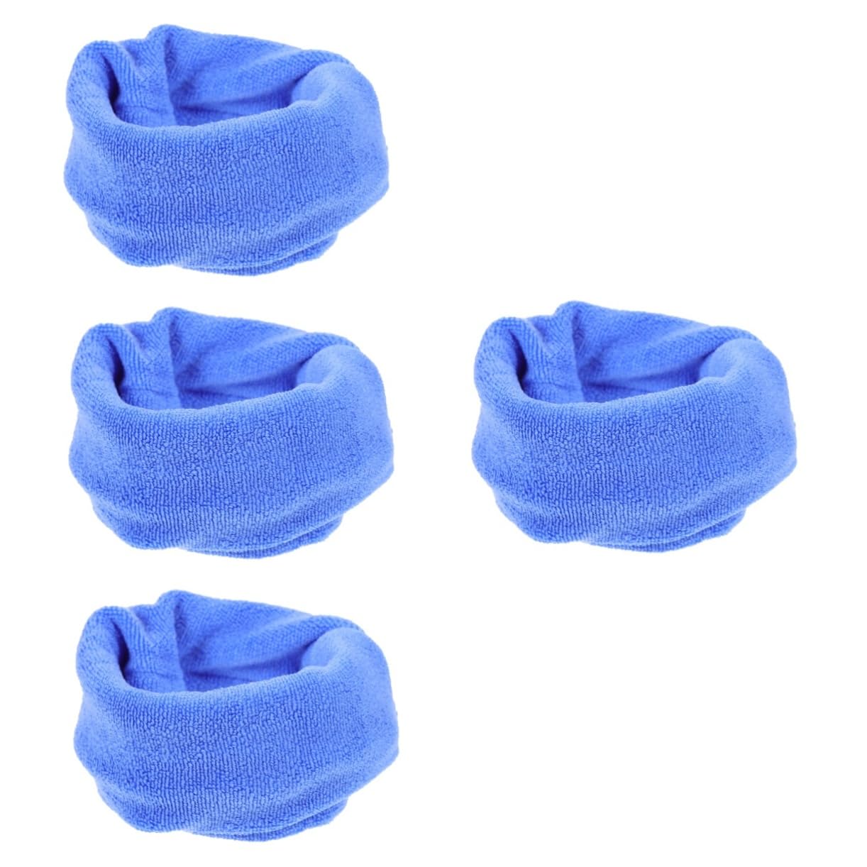 Beaupretty 4 Piezas Orejeras para Perros y Gatos Orejeras Elásticas para Perros Cómodas Orejeras para Cachorros Envoltura De Cabeza De Perro Mascota Gatos y Perros Multifunción Franela