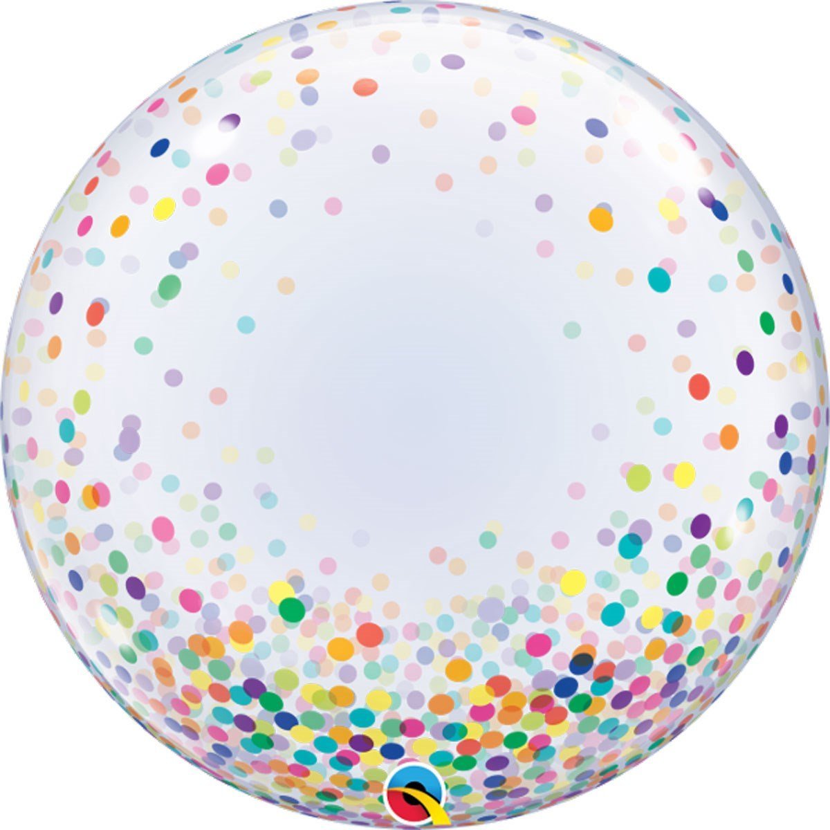 party Colourful Printed Confetti 24" Deco Bubble