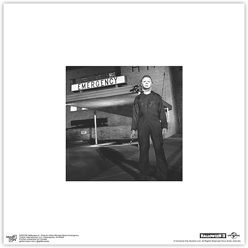 Trends International Gallery Pops Halloween II - Póster de pared de emergencia de Director Stills Michael Myers, 12.00 x 12.00 pulgadas, versión sin