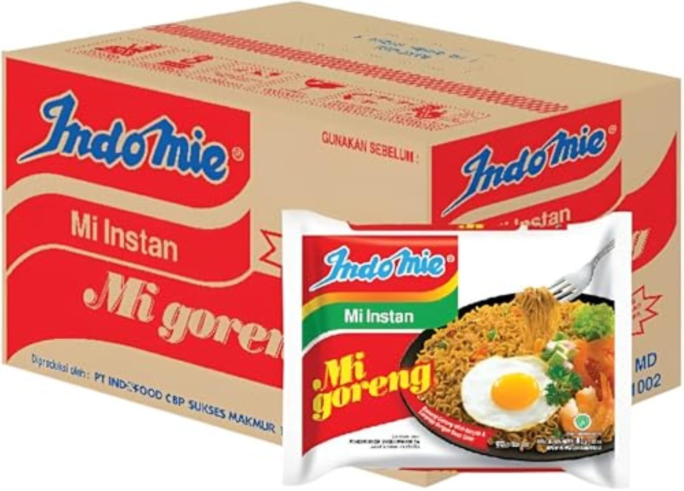 Mi Goreng Fried Instant Noodles, 80 g (Pack of 40)