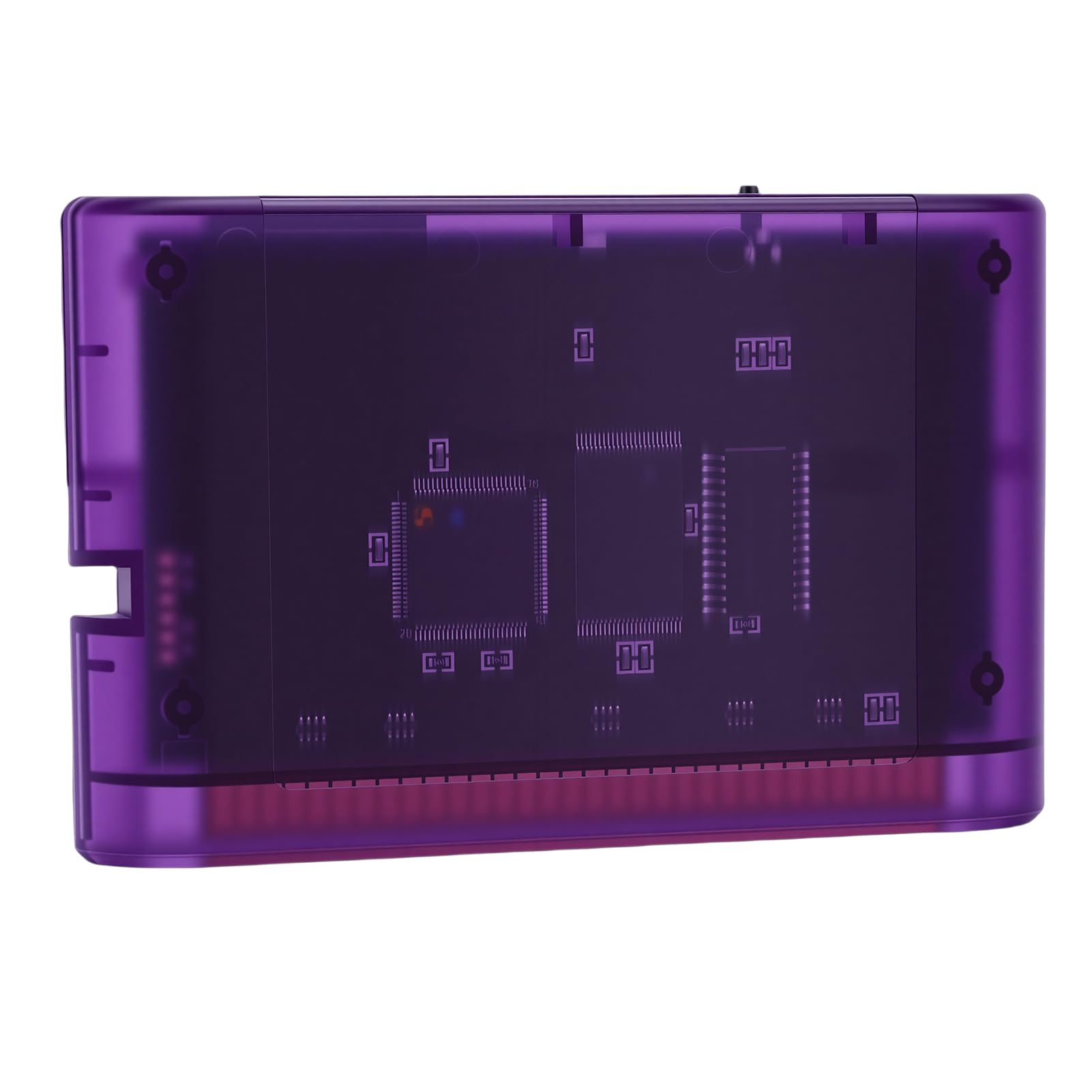 Plyisty Cartouche de Jeu 4000 en 1 pour Genesis Mega Drive MD, Carte Flash de 8 Go Compatible avec les Consoles Master System 32X, sans Région avec Fonction de Sauvegarde et Prise en (Violet