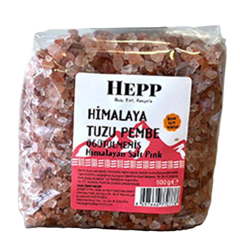 Ekoloji Market Hepp Himalaya Tuzu Pembe Öğütmelik 500 gr