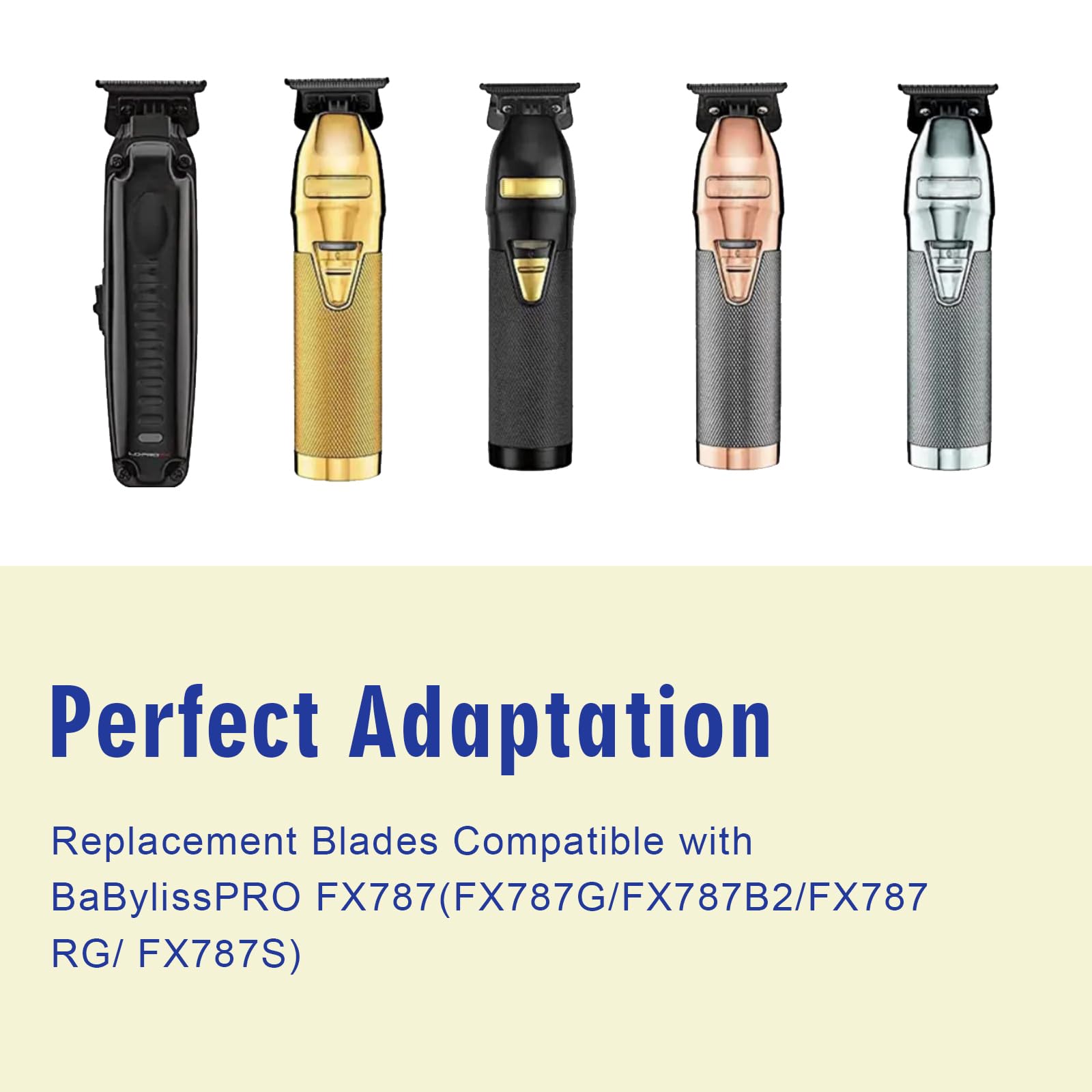 Lama di ricambio FX707B2 DLC 2.0 - Compatibile con tosatrici BaByliss FX787, FX726 e lama DLC 2.0 (FX707B2)