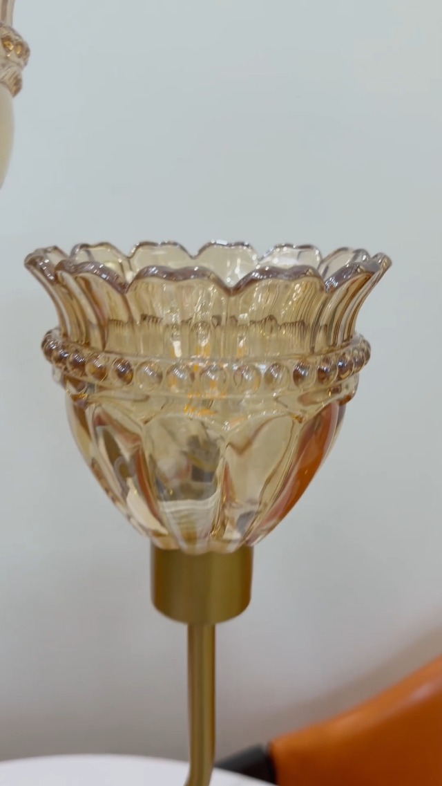 Image of Lightdot Mid Century Modern Table Lamp Dimmable Vintage Gold Lamp Gift