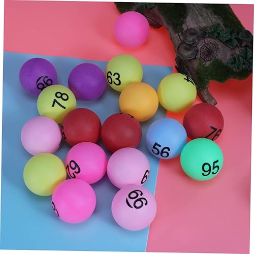 Miniatura 8 de 150 Uds. Número de bolas de la rifa, bolas de recuento de bolas numeradas de tenis de mesa, bolas de pong numeradas, bolas de pong impresas, bolas