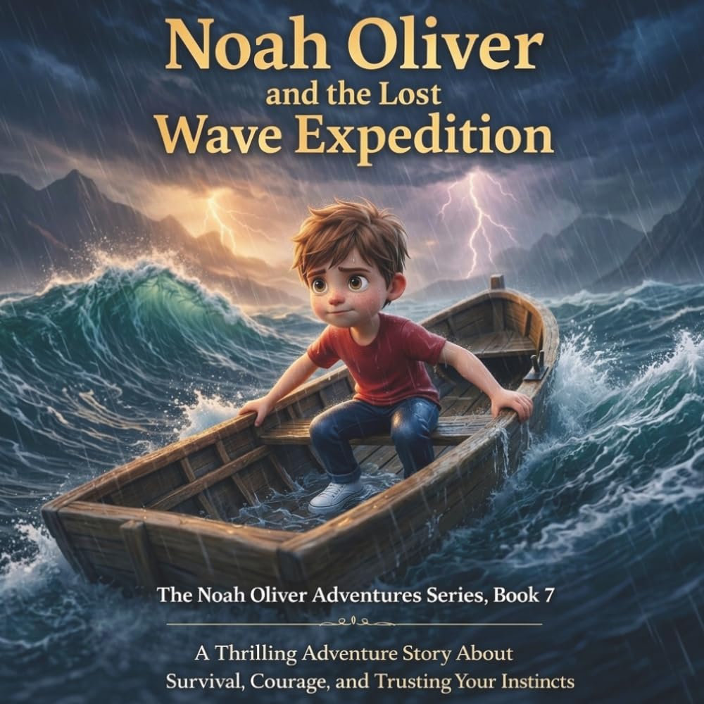 Noah Oliver and the Lost Wave Expedition: (The Noah Oliver Adventures Series, Book 7) A Thrilling Adventure Story About Survival, Courage, and Trusting Your Instincts