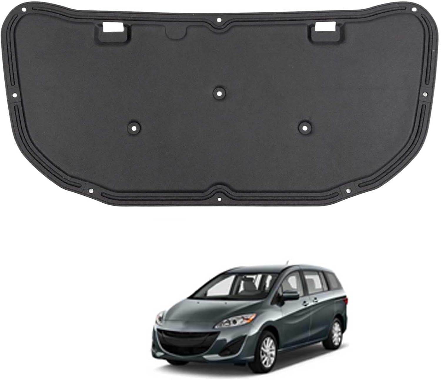 Gtdyatgc Normal Bonnet Sound Deadening Mat 10Mm For Mazda 6 2012-2018 Oe: Gv9b56681 Ghp956681 – Heat Shield Insulation, Practical Replacement Liner With Clips & Pet Fibre