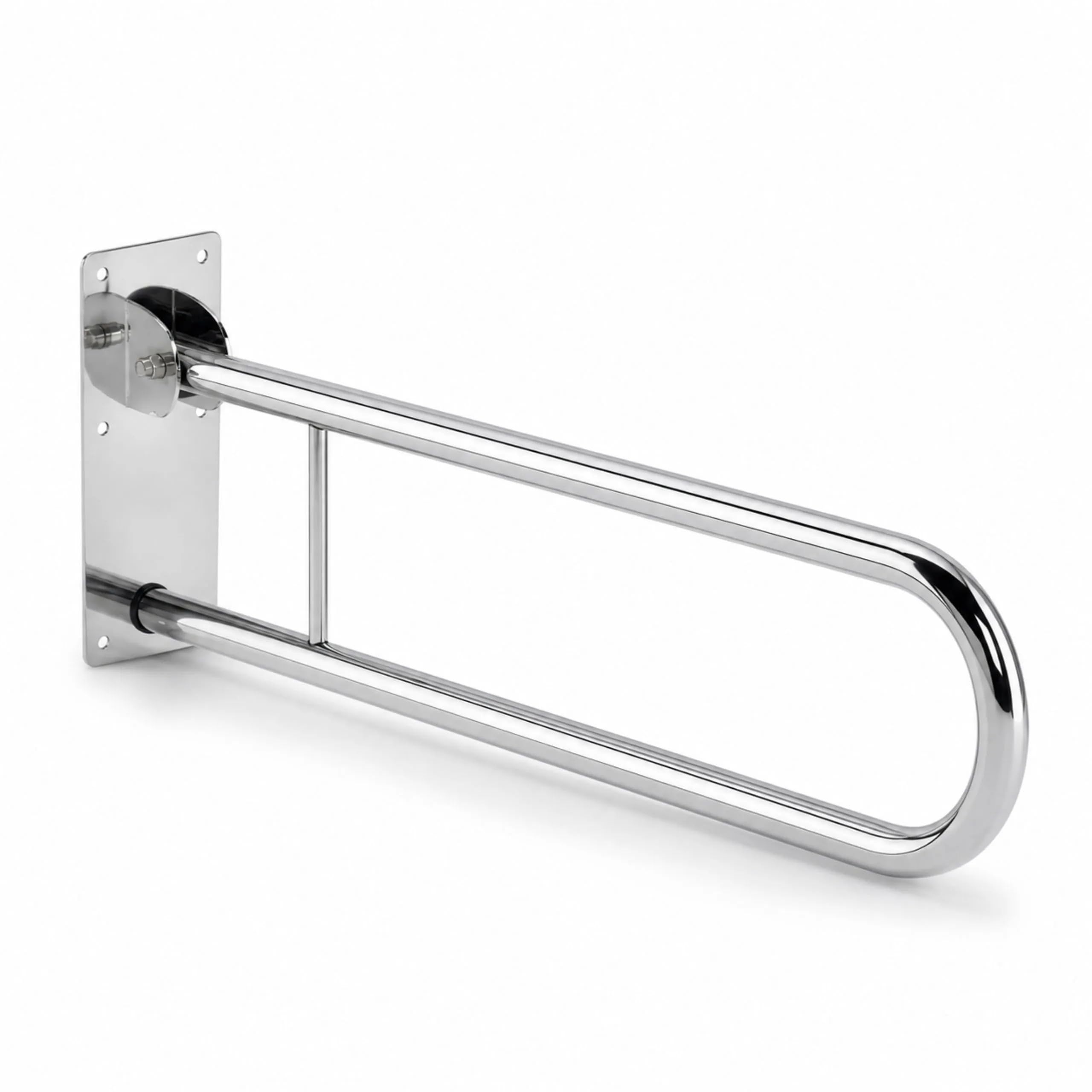 Rea - Uchwyt Łazienkowy Składany Chrom - 1x60,5x26 cm