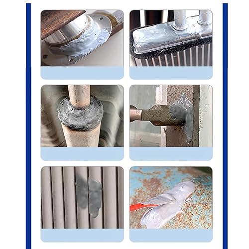Miniatura 5 de Pegamento de fundición fuerte, reparación de fundición resistente a altas temperaturas, pegamento de reparación de metal, relleno de soldadura