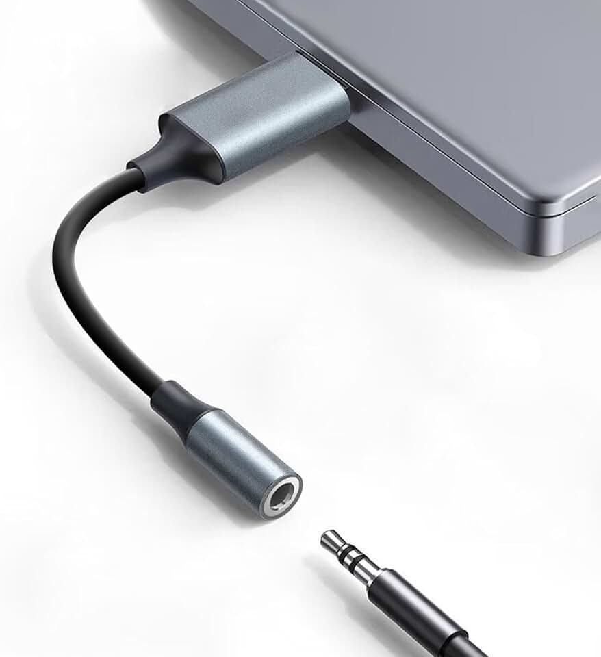 Placa de som externa USB para adaptador fêmea de 3,5 mm - Conversor de áudio plug-and-play para fones de ouvido, PC, laptop, PS4/PS5, desktop