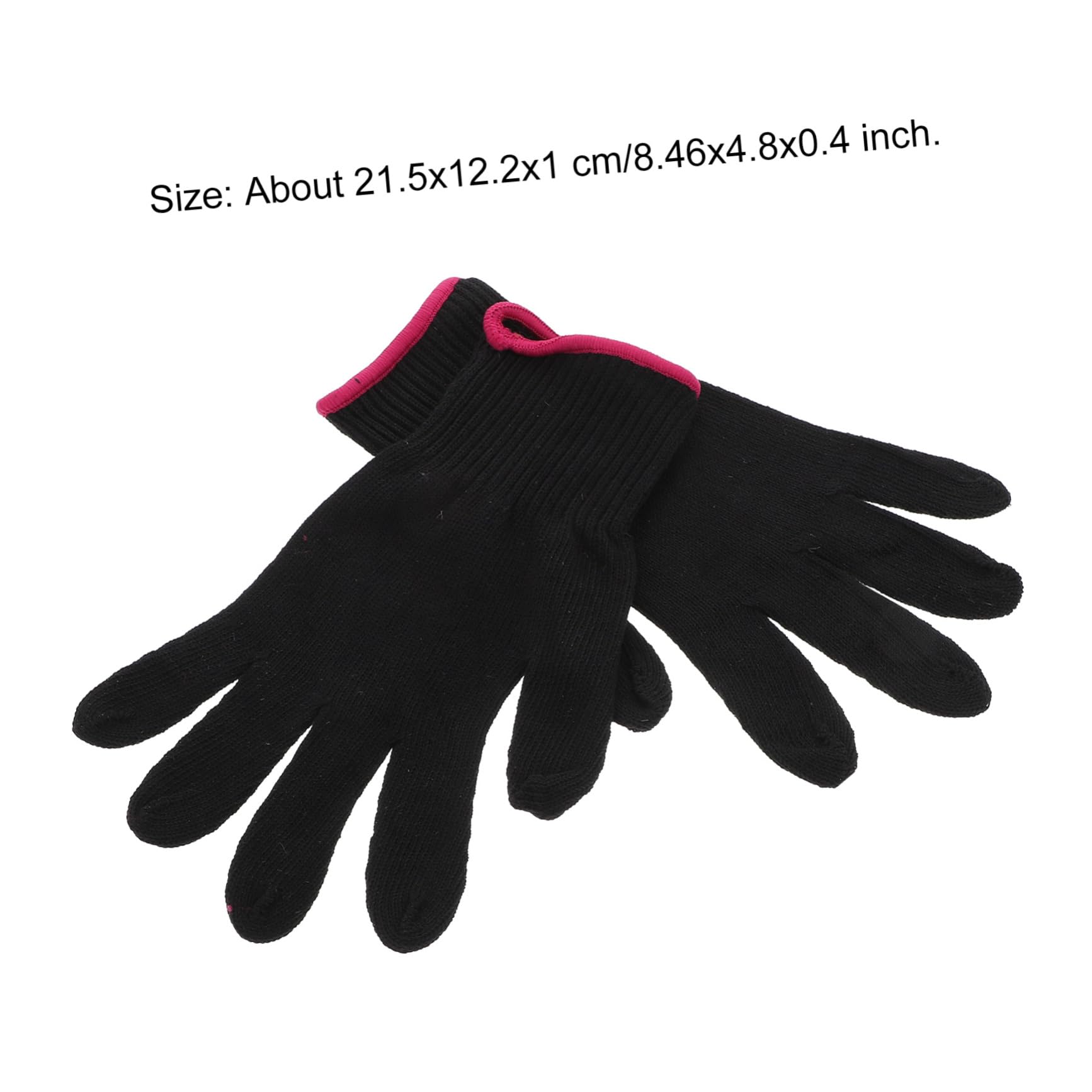 STOBAZA Hair Styling Curling Iron Heat Resistant Gloves 4pcs Set Silicone Bumps Barbershop Family