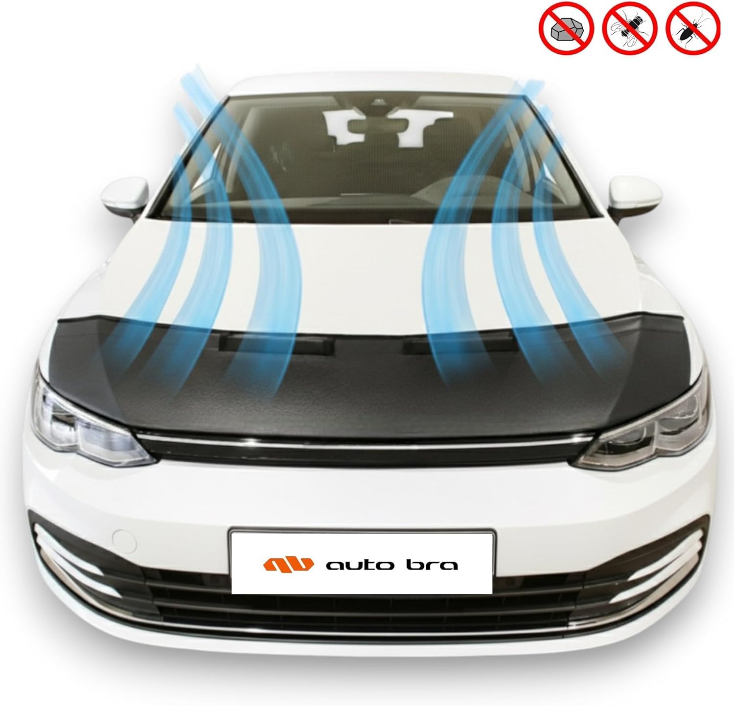AB-00030 Auto-BRA kompatibel mit Audi A4 B8 Bj. 2011-2015 Haubenbra Steinschlagschutz Tuning Bonnet Bra