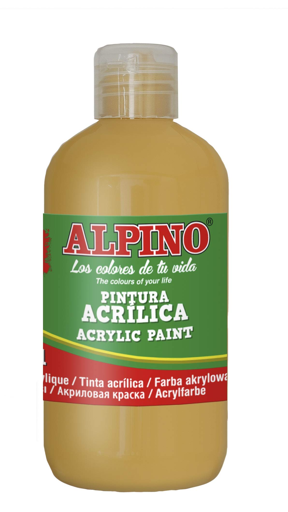 Alpino DV000026 - Botella pintura acrílica escolar