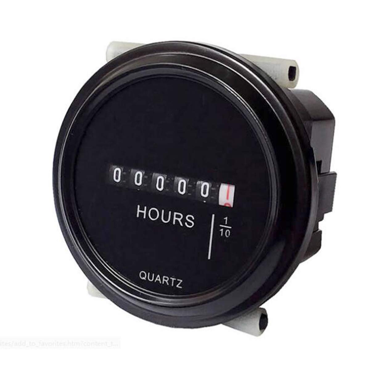SANON 12V 24V 36V Compteur Horaire Jauge Ronde Étanche pour Moteur de Tracteur de Bateau Marin
