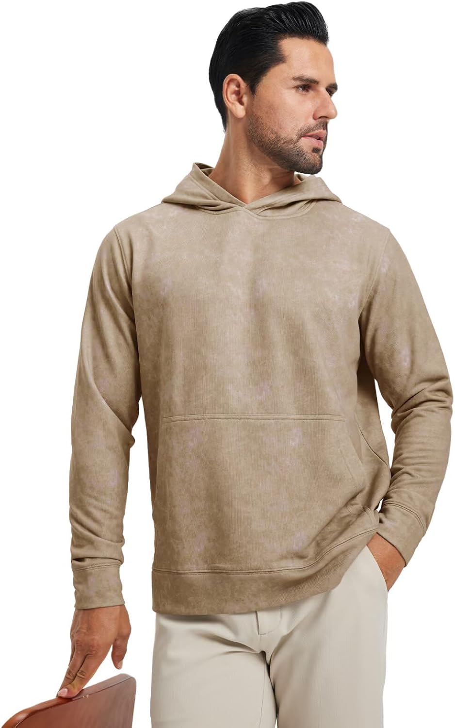 M MAELREG Hoodies for Men Golf Soft Hooded Sweatshirts Dry Fit Lightweight Casual Midlayer Print Mens Hoodies Pullover - Image 6