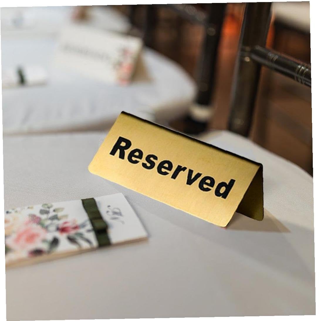 Amazon.co.jp: 予約席プレート 注意サイン サインプレート reserved