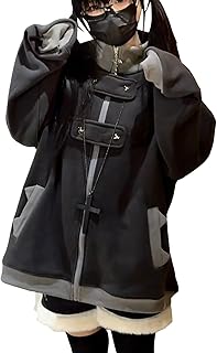 [ZYOOFOV] 地雷系 パーカー 男女兼用 長袖 運動服 男女兼用 ジップアップ 十字架 英字 大きいサイズ 刺繡 普段着 病み系 かわいい 暗黒系 ゴシック風 サブカル系 学院風 原宿系 ストリート系 オタク 春秋冬