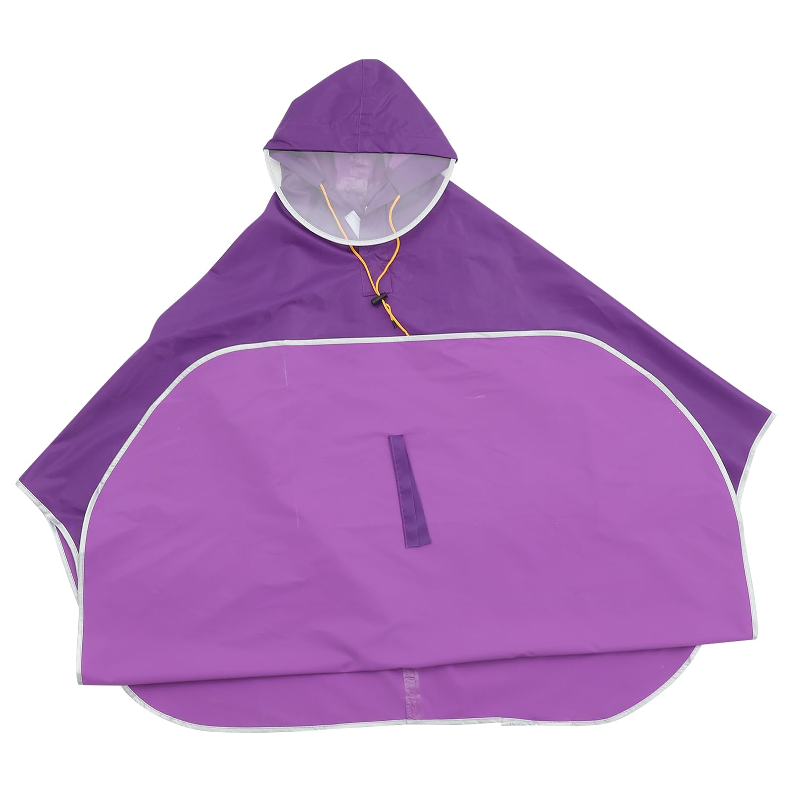 Vorcool Regen Cape Poncho mit Kappe winddicht wasserdicht Fahrrad Abdeckung für Elektromobil Camping (violett)