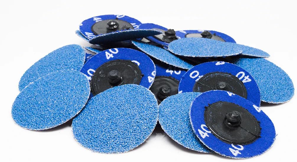 2" Roloc Zirconia Quick Change Sanding Discs 80 Grit - 25 Pack