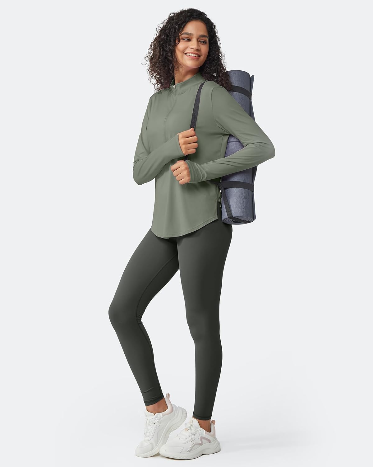 G4Free Womens UPF 50+ Sun Shirts Lightweight Quick Dry Long Sleeve Workout Tops Lightweight Running Pullover