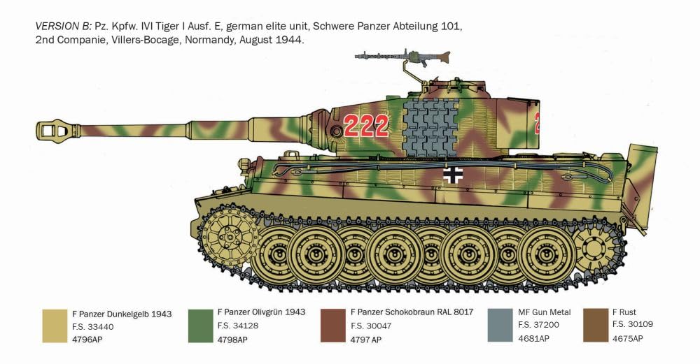Italeri 6754 1:35 Pz.Kpfw. VI Tiger I AUSF. E sp Prod – Maquette de construction, modélisme, bricolage, loisirs, collage, kit de construction en plastique, fidèle aux détails, kit de char, militaire,