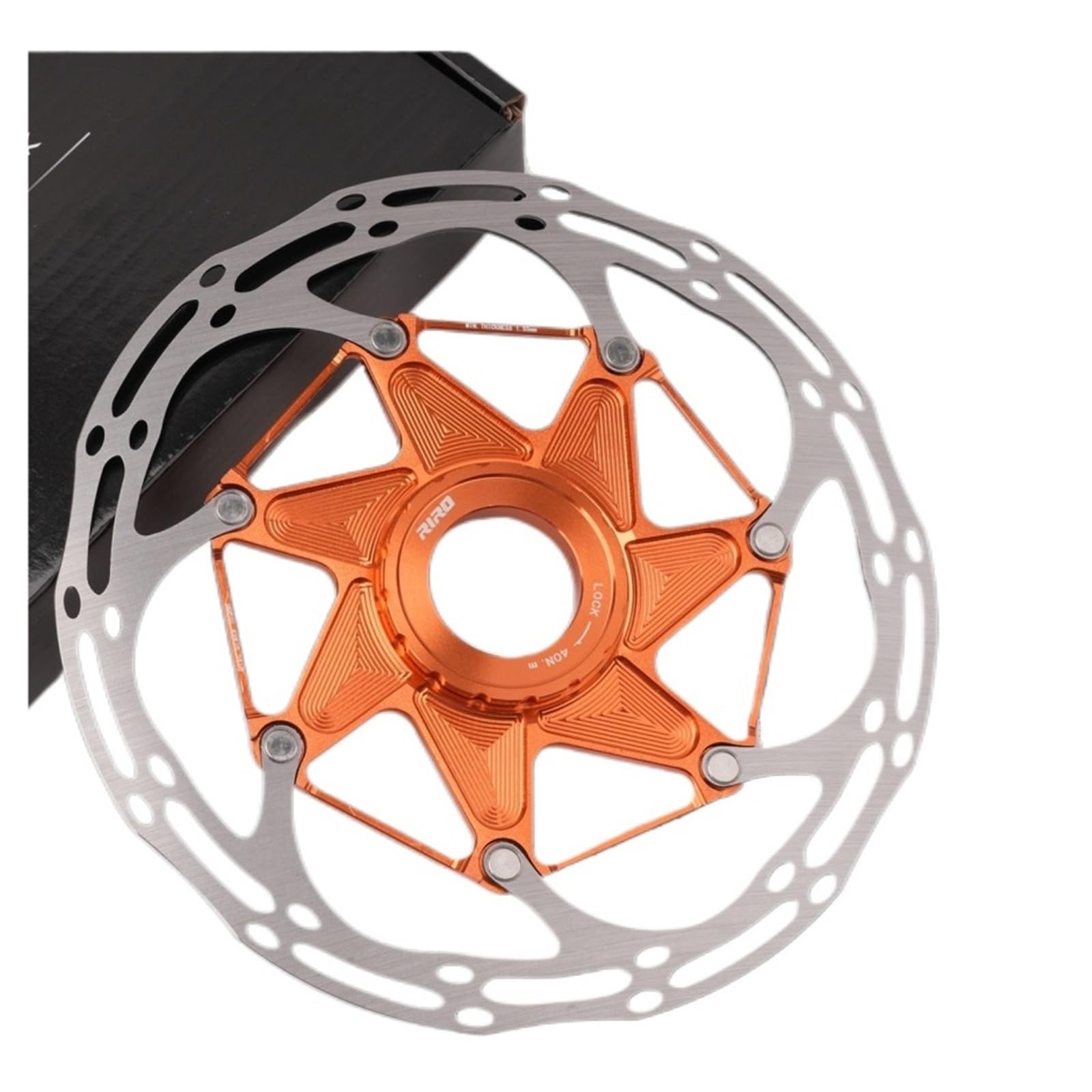 Generisch Fahrrad-Center-Lock-Scheibenrotor – 140/160 mm Hohle Wärmeableitung for Rennrad- und Mountainbike-Bremszubehör,Teile