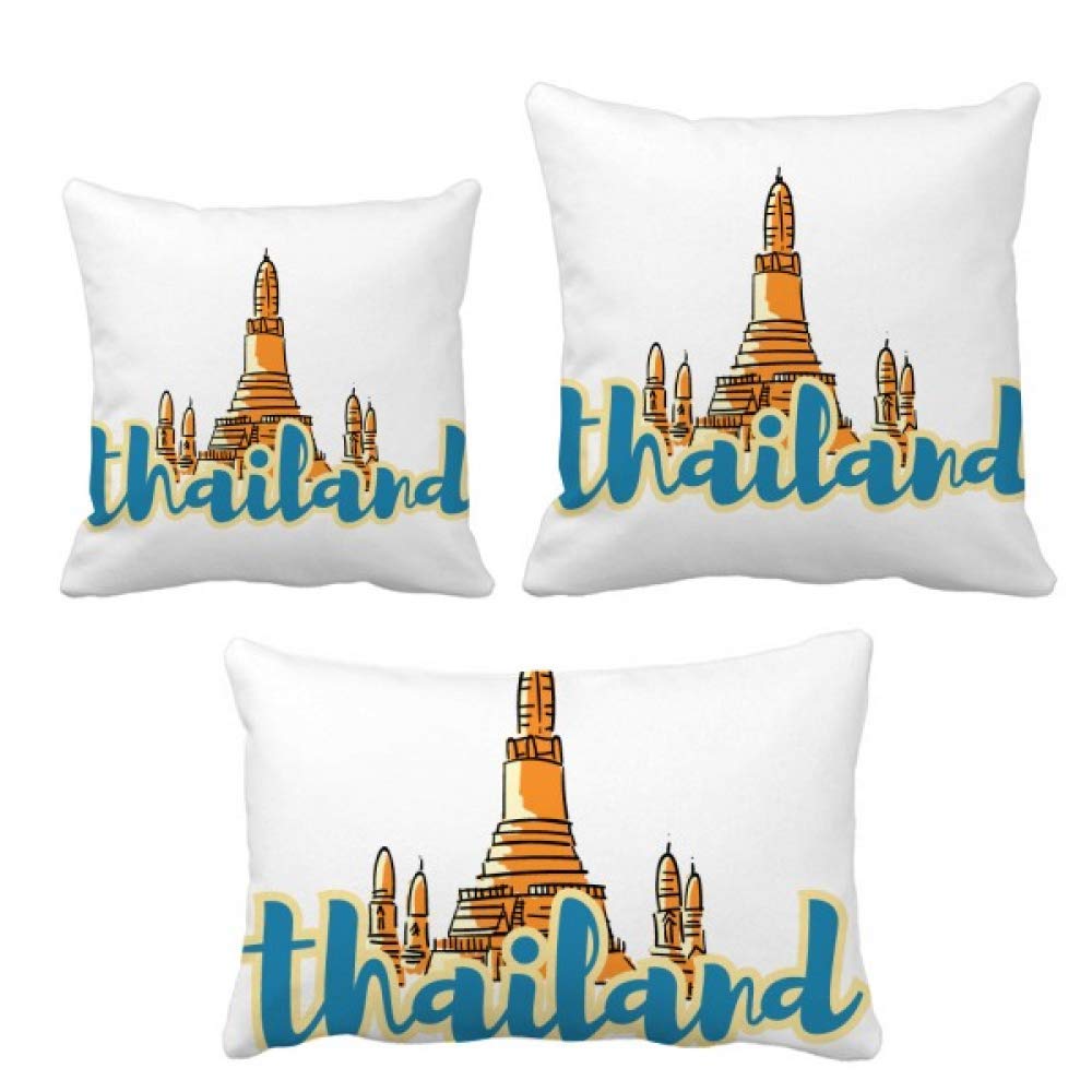 Coussin Thailand Wat Haw Pha Kaew housse et rembourrage canapé