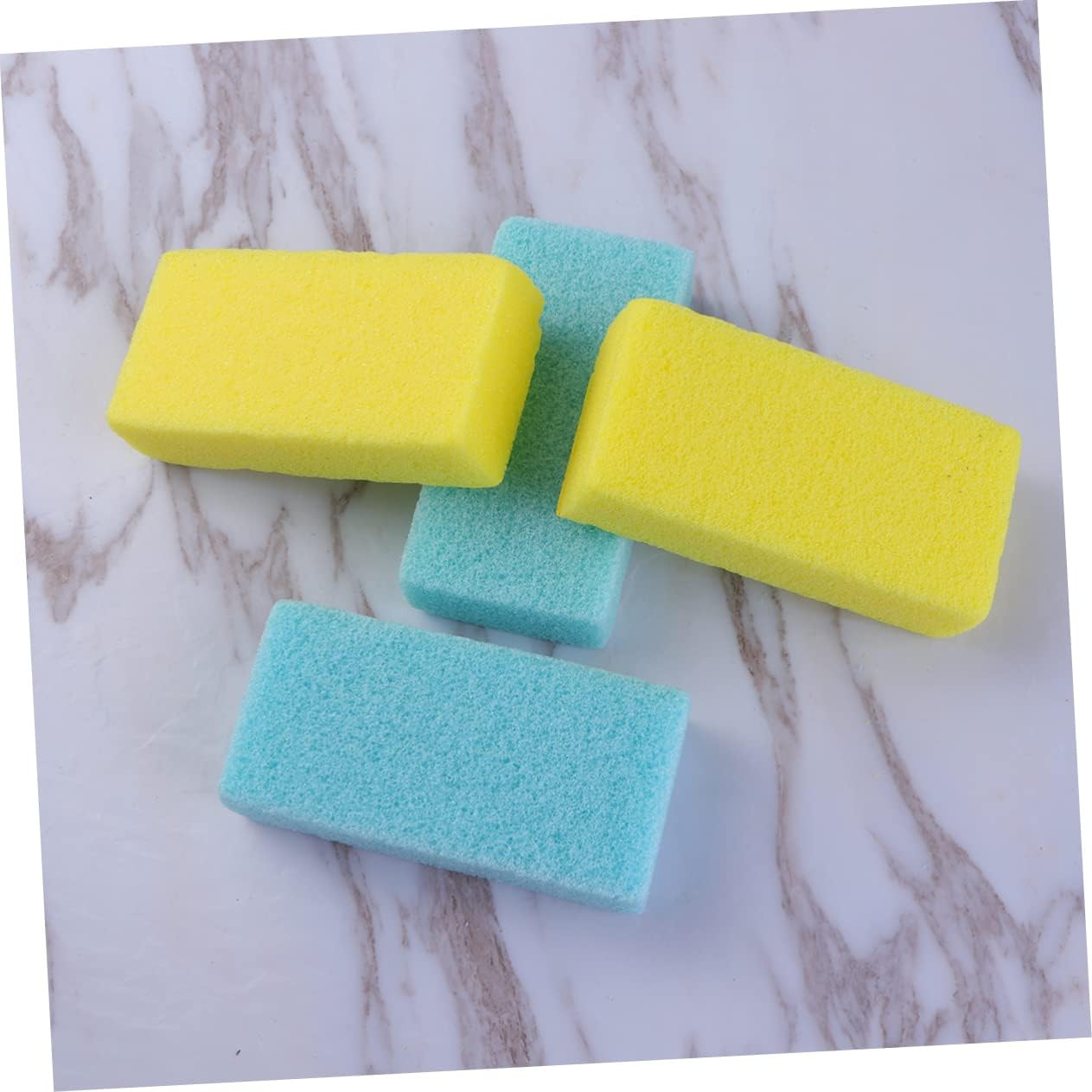 4PCS Pumice Stone Foot Care Scrapers Callus Remover for Dead Skin Exfoliating Pedicure Tools for Men and Women Suitable for Home Use Random Color