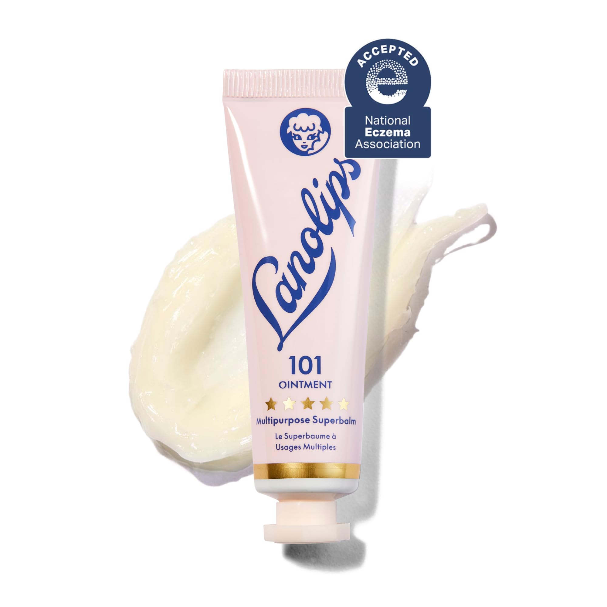 Lanolips 101 Ointment. The Ultra Pure Grade Lanolin Ointment, Transparent