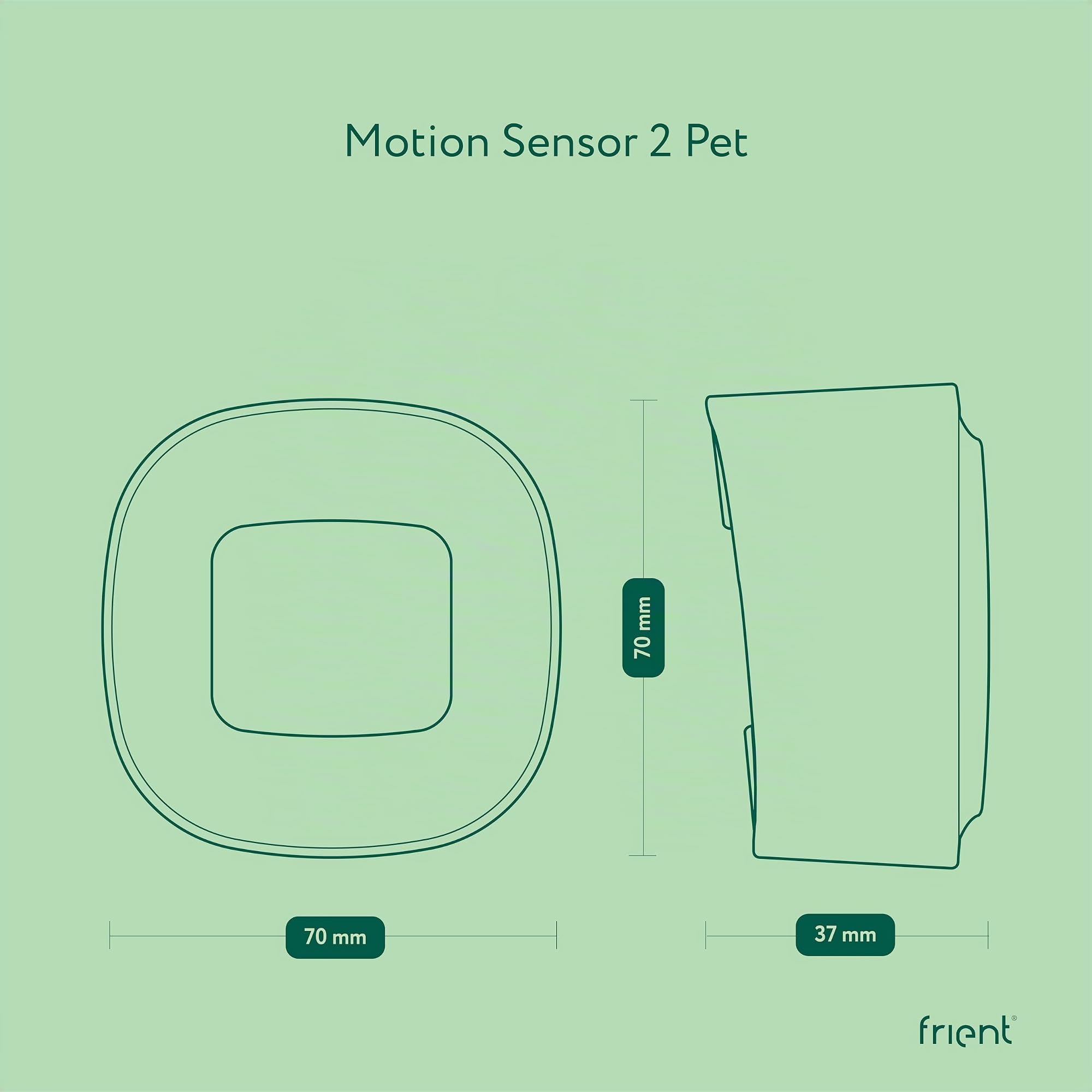 frient Motion Sensor 2 Pet - Capteur de Mouvement Zigbee et Température