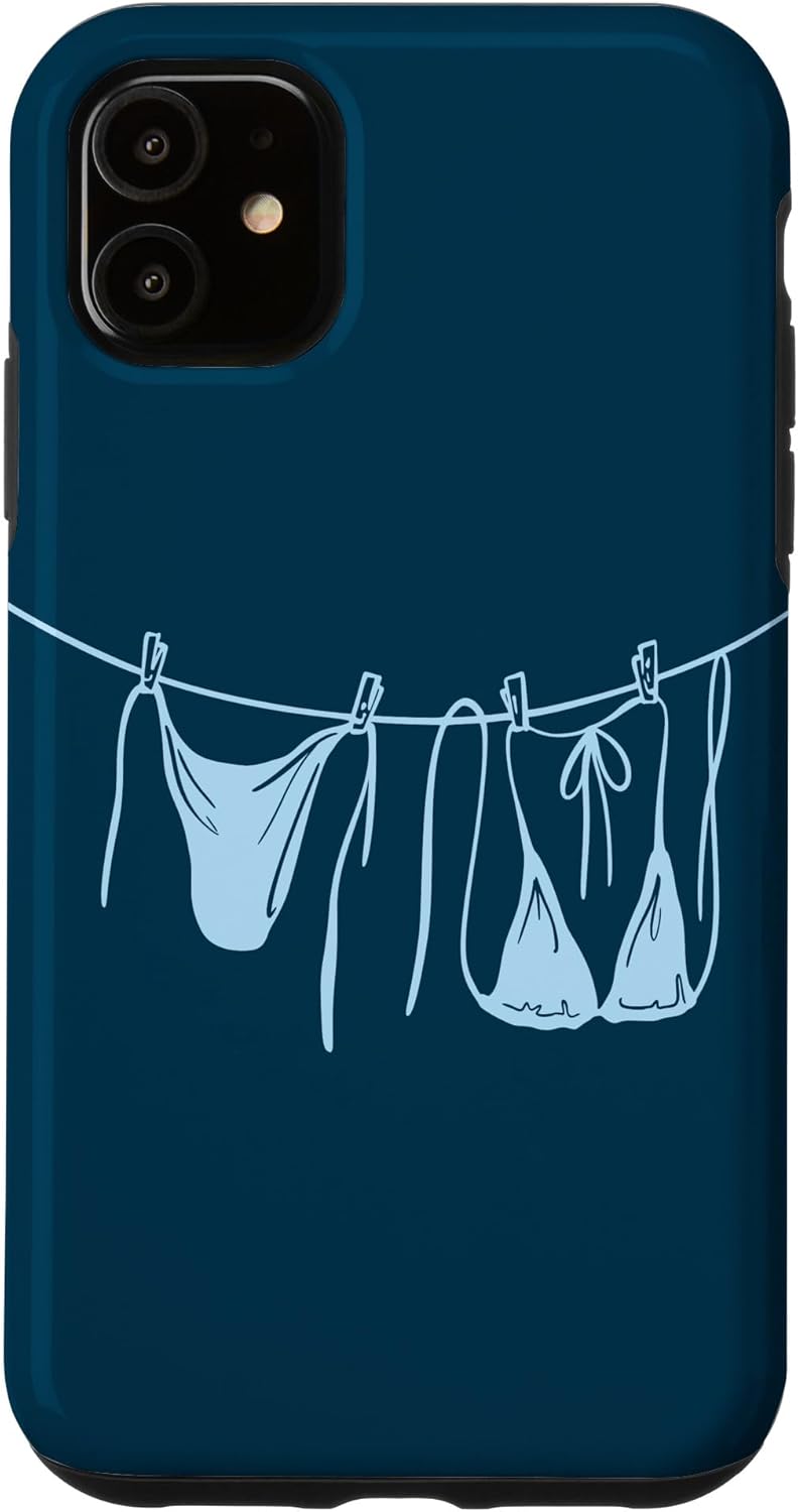 HANG UP MY SUIT summer bikini aesthetic NAVY Case for iPhone 16 Pro Max
