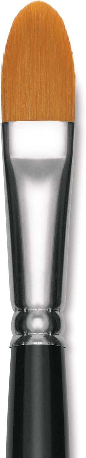 Utrecht Synthetic Sablette Brush - Long Handle, Filbert, Size 18