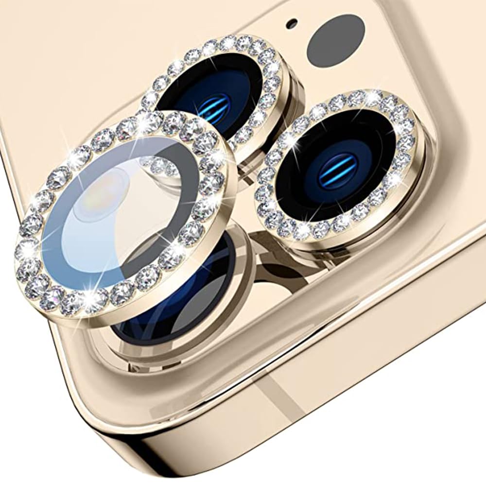 Protection objectif iPhone 16 Pro Max paillettes pour vos soirées - 7