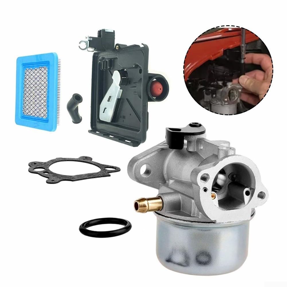 StarRing Parti di ricambio Kit filtro aria carburatore per 799868 base detergente per 498170 799872 694202, parti del motore, include tubo carburante e guarnizioni filtro aria