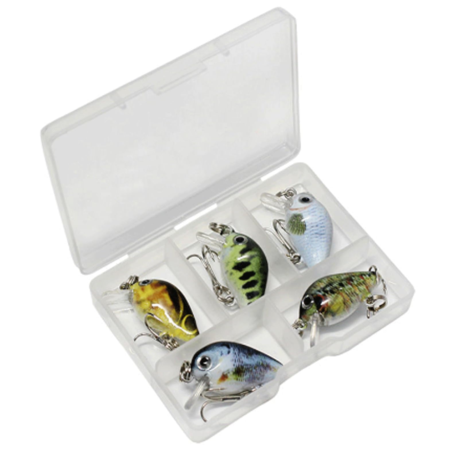 IvyLoutish Fishing Lure Bait Box Set Floating Crankbait Minnow Bait Crankbaits Wobblers Fishing Bait for Trout Perch Bass Zander Fishing Fishing Tackle