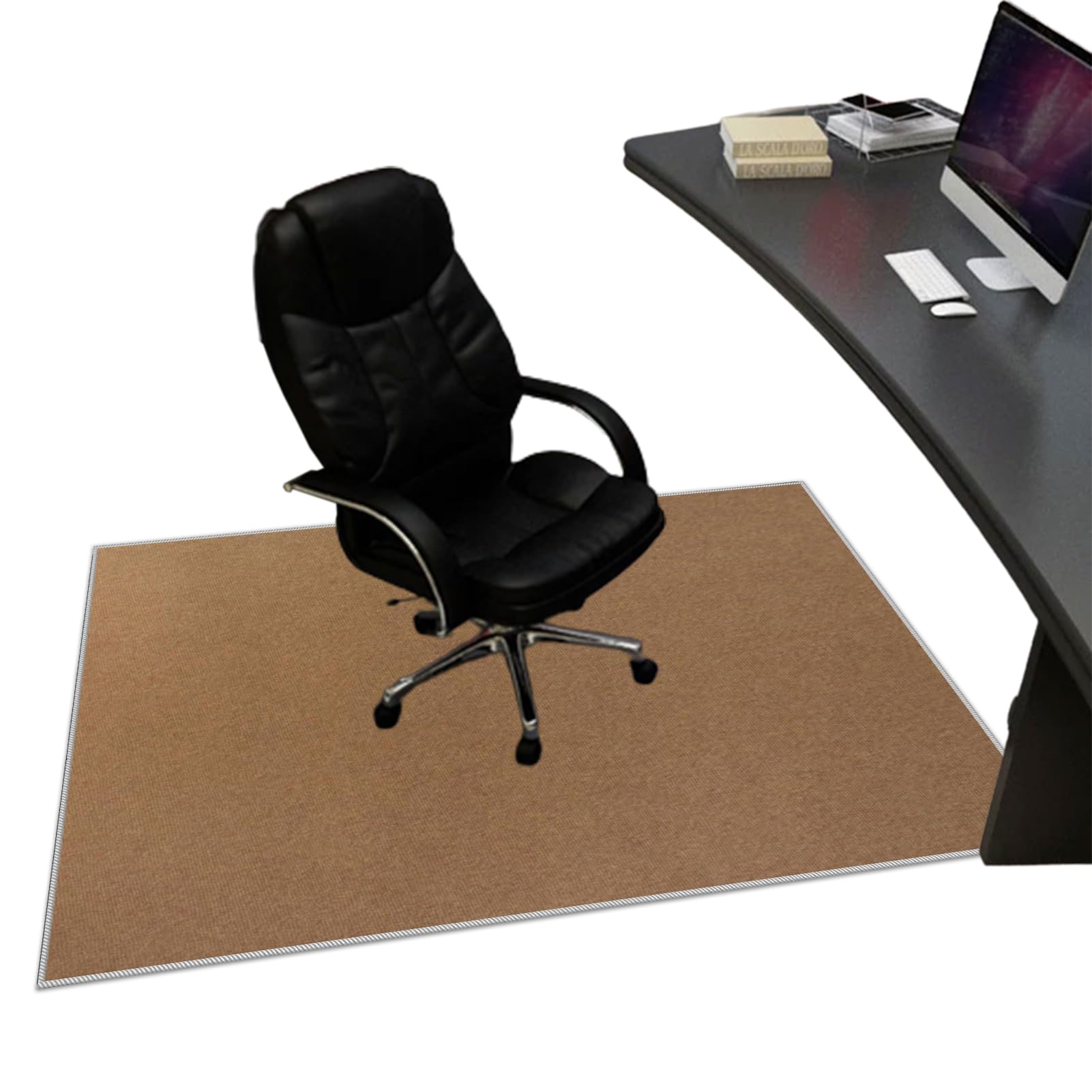 100 x 120 cm Alfombra para Silla de Oficina para Suelos Duros Parquet Laminado y Azulejos Alfombra Gaming Suelo, Alfombrilla Protector Suelo Silla Ruedas, Alfombras de Escritorio
