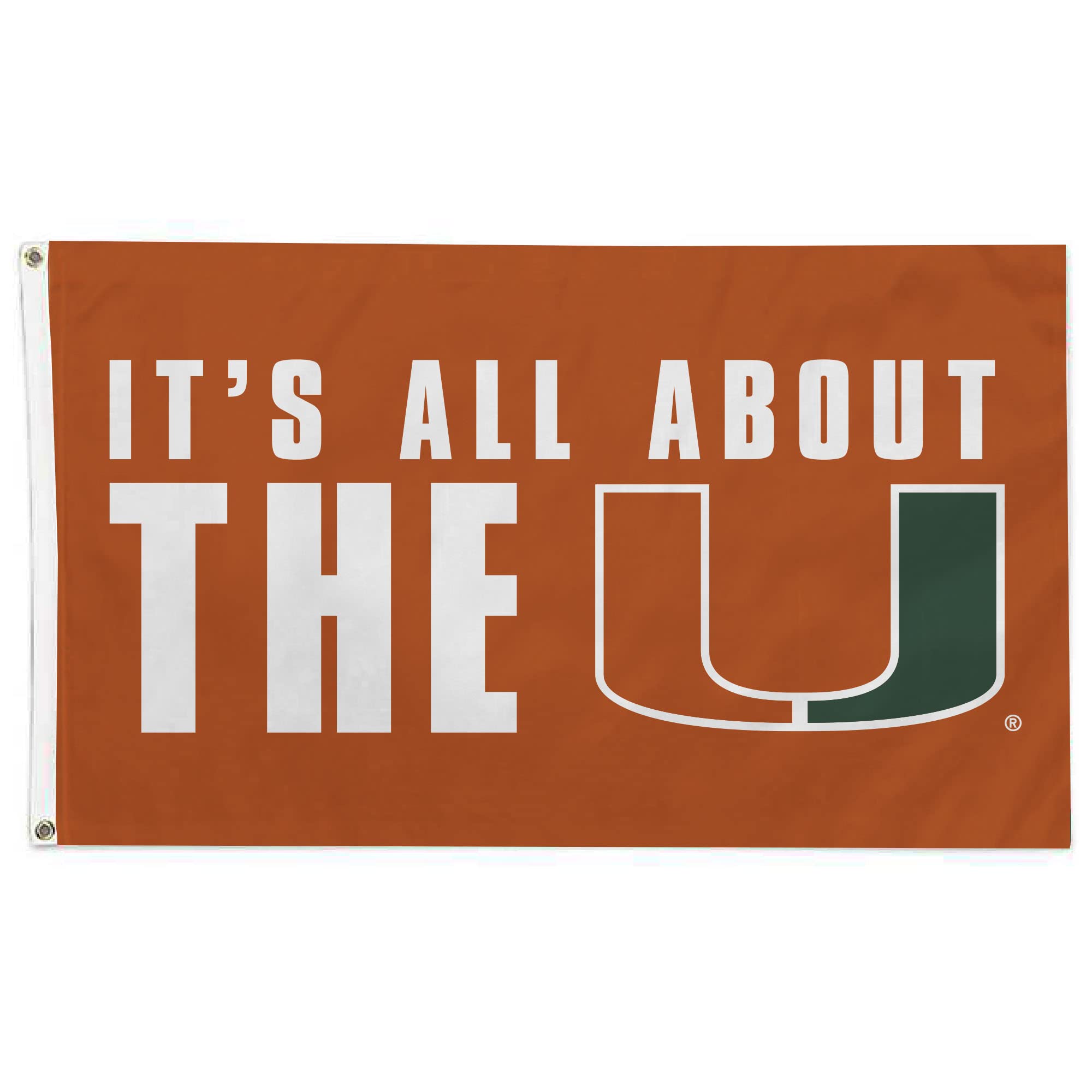 FANMATS Miami Hurricanes Garden Flag – 12x18 Inches, Double Sided, All-Weather Team Pride Flag - View #3