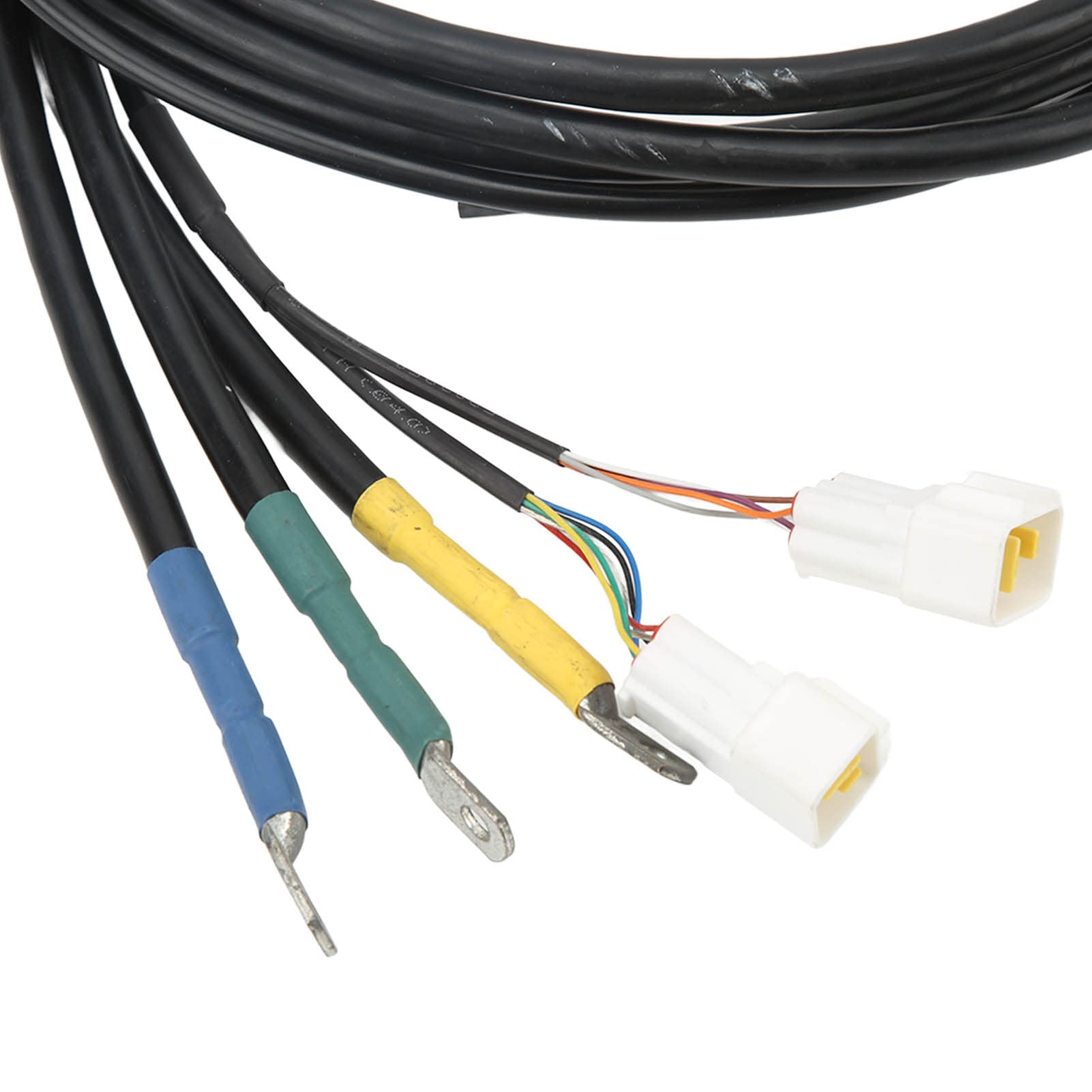 YUYTE Przedłużacz Silnika 16 mm² 4 szt. 1 Długość 35 M do Pojazdów Elektrycznych i Motocykli Drut Miedziany Zapewniający przewodność