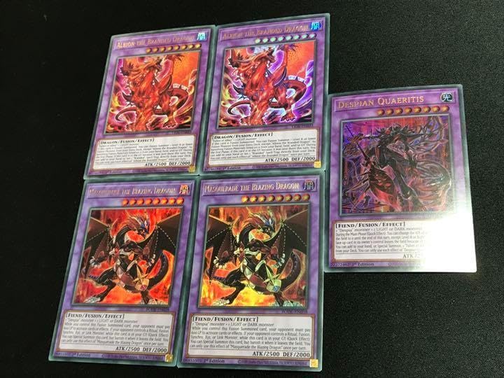 遊戯王 EU版 英語 1st 烙印 デスピア デッキパーツ セット