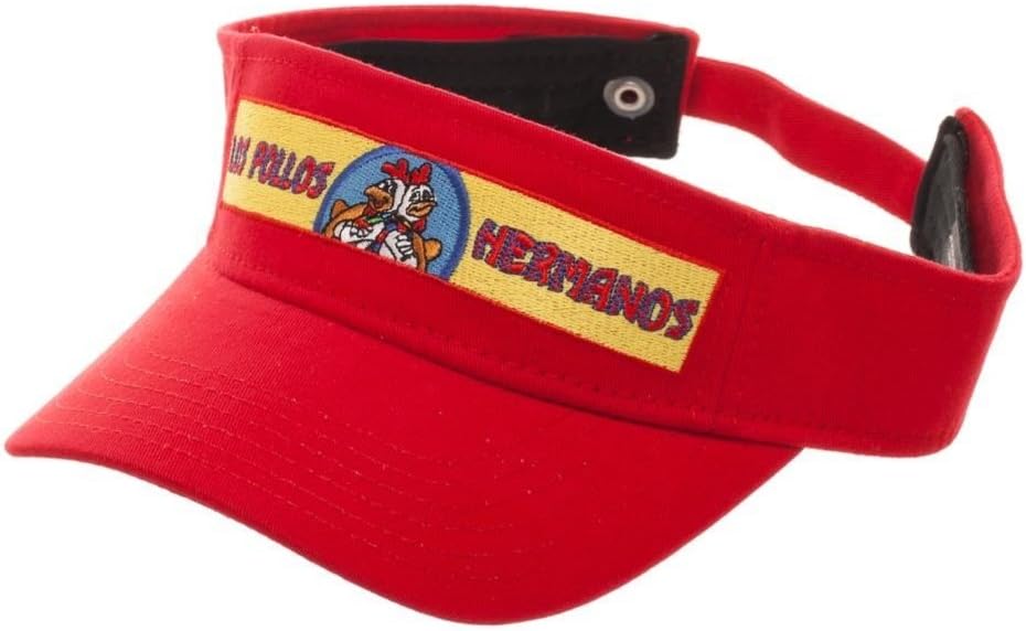 Bioworld Better Call Saul Los Pollos Hermanos Visor,Red,One Size