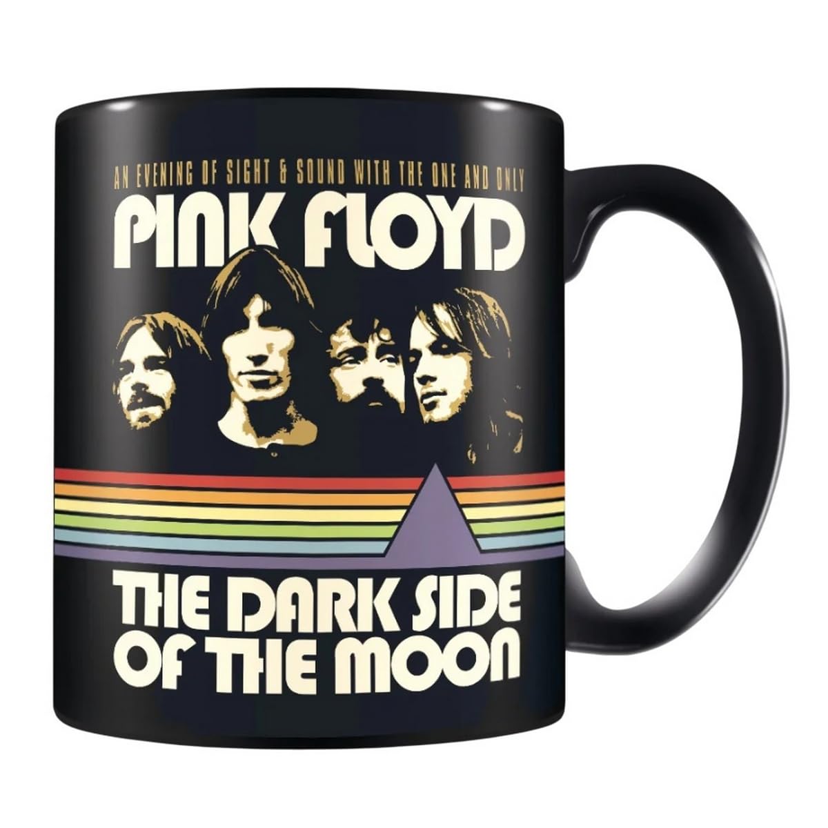 Pyramid International Pink Floyd - Set regalo (tazza, sottobicchiere e portachiavi), prodotto ufficiale, tazza in ceramica di alta qualità, sottobicchiere e portachiavi, per fan e collezionisti, per