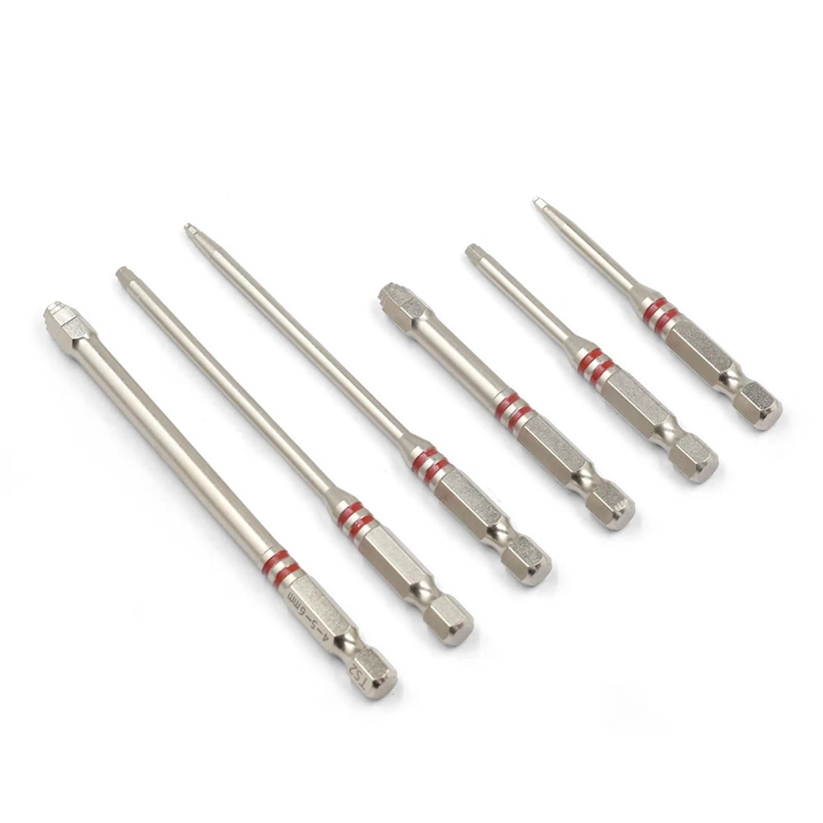 Bigbibi 100Mm 3Pcs 65Mm-100Mm Hex Shank Bit Set - Precision Screwdriver Bits For Tight Spaces(100Mm 3Pcs)