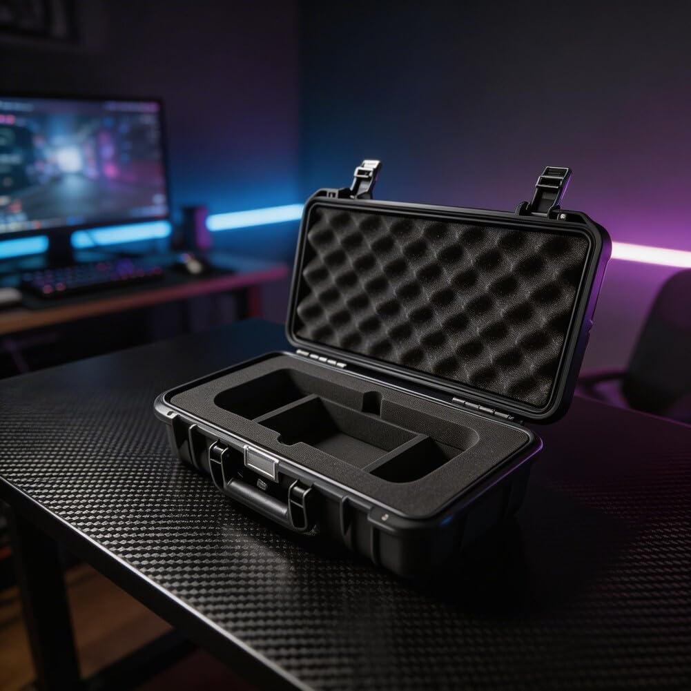 ReachMall Funda rígida portátil para OneXPlayer para consola de juegos Apex, a prueba de polvo, a prueba de golpes, con ajuste de espuma personalizado, caja de almacenamiento de electrónica
