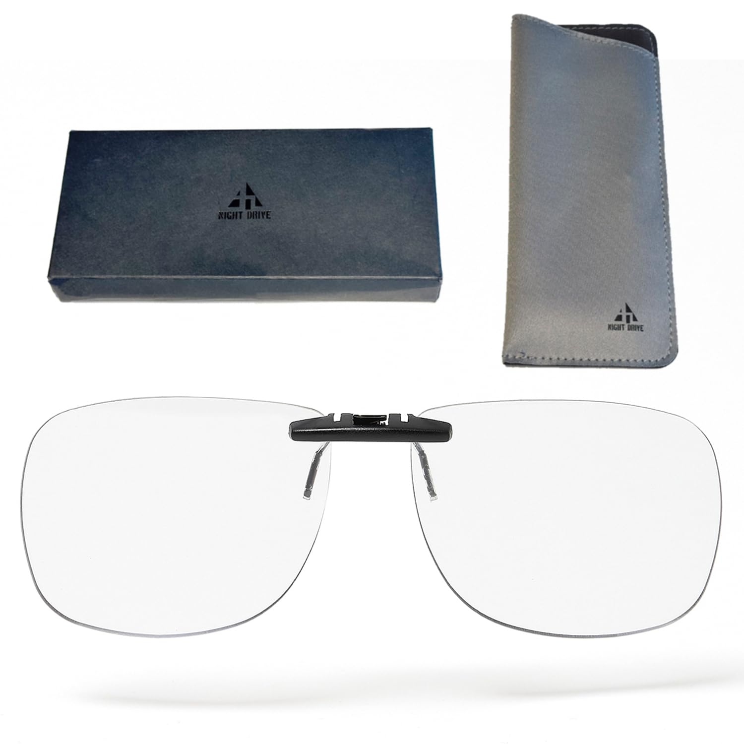 Amazon | [404EYEWEAR] 夜間運転用偏光透明サングラス ナイト