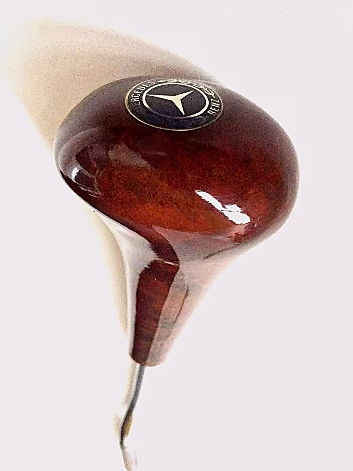 Gear Shift Knob Shifter Handle for Mercedes E Class W124 W107 1988-1994 Wood Walnut